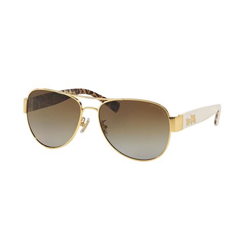 coach polarised sunglasses|coach aviator sunglasses.